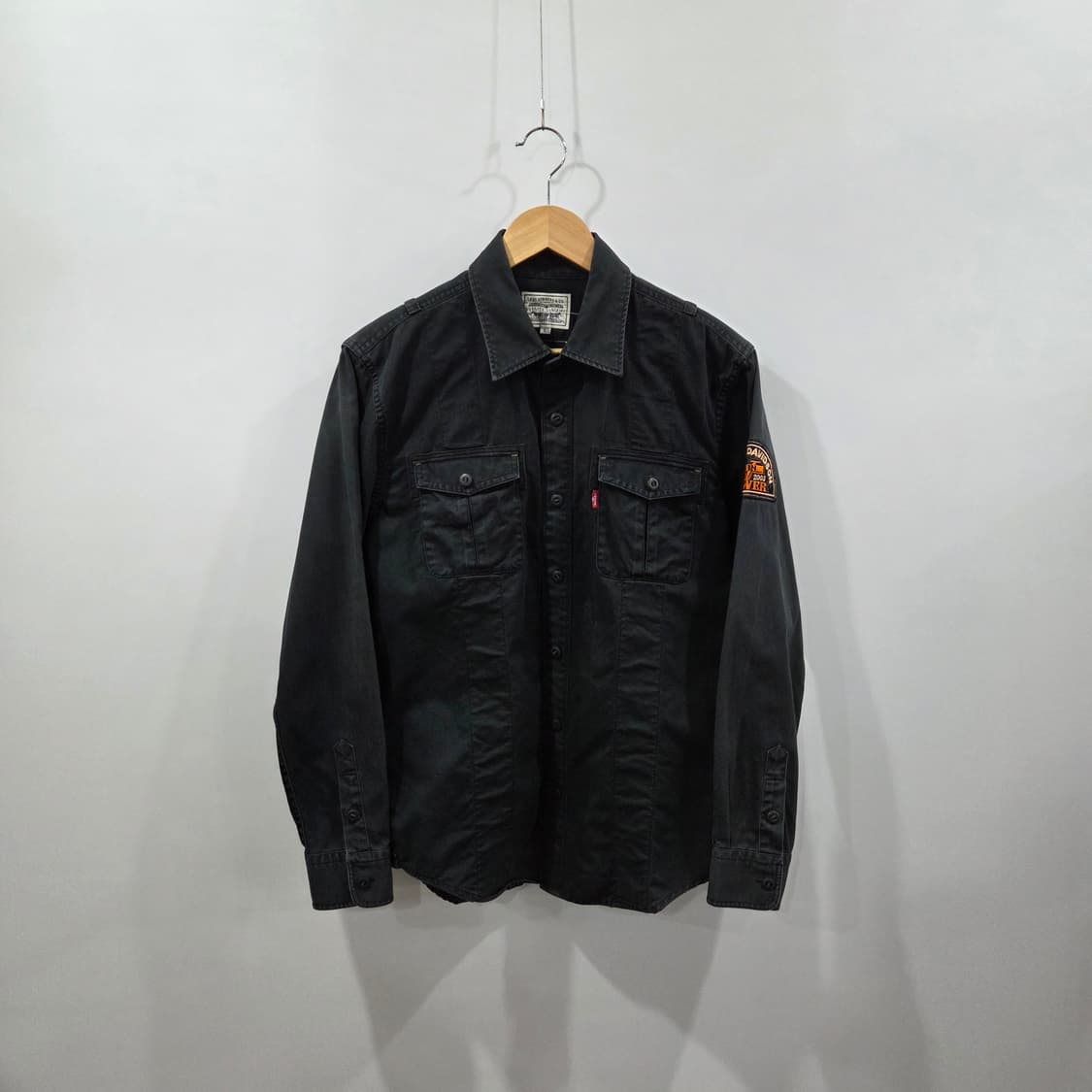 리바이스 블랙 밀리터리 셔츠 L  상품이미지1