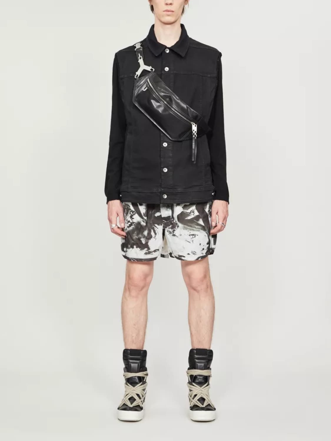 RICK OWENS 릭오웬스 CERBERUS 레더 범백 상품이미지8