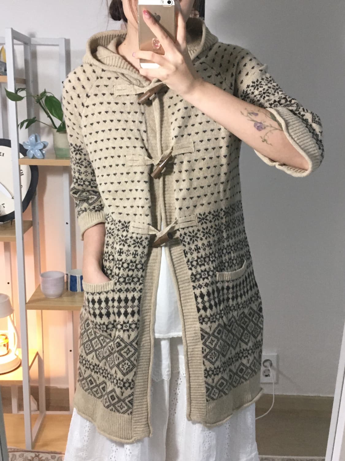 sm2 떡볶이 울 후디가디건  상품이미지3