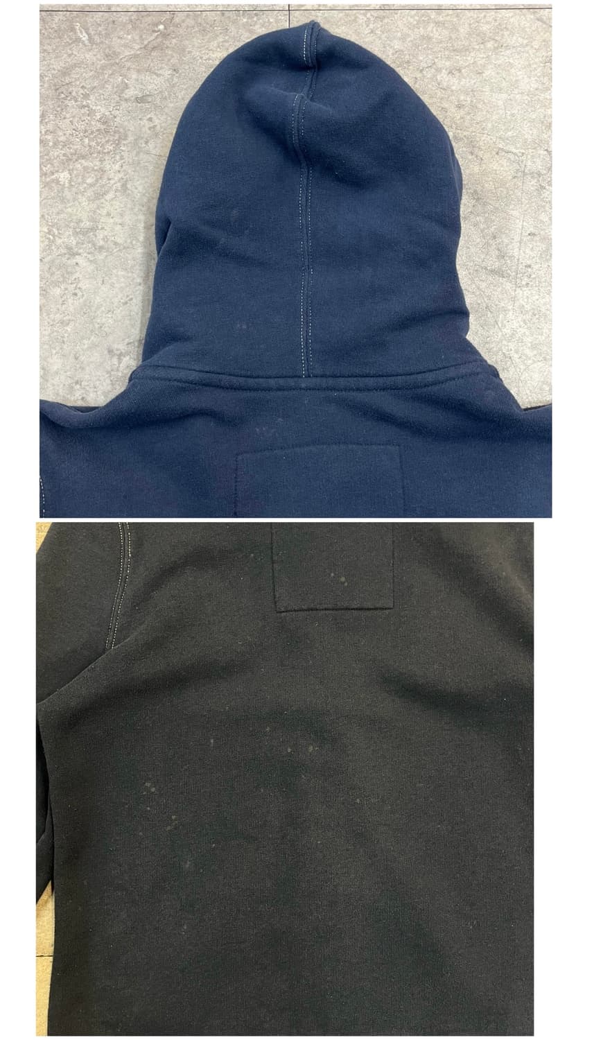 홀리스터 투웨이 기모 후드집업 네이비 XL #csz3597 상품이미지9