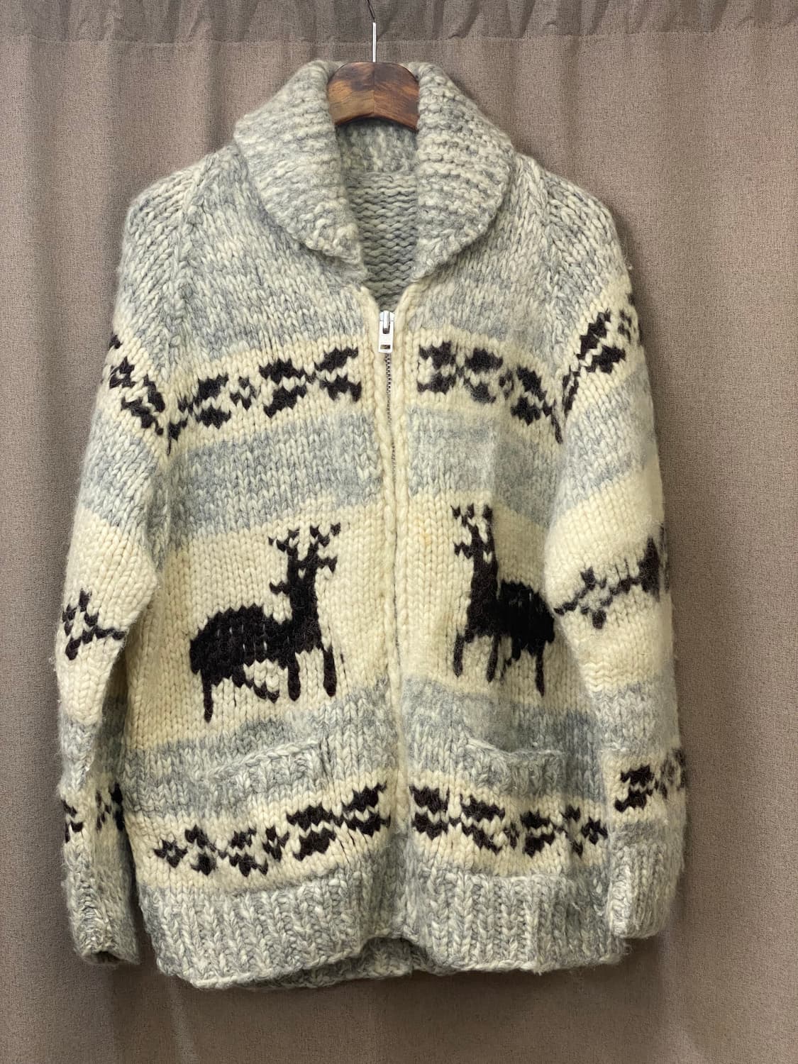 코위찬 니트 집업 상품이미지2