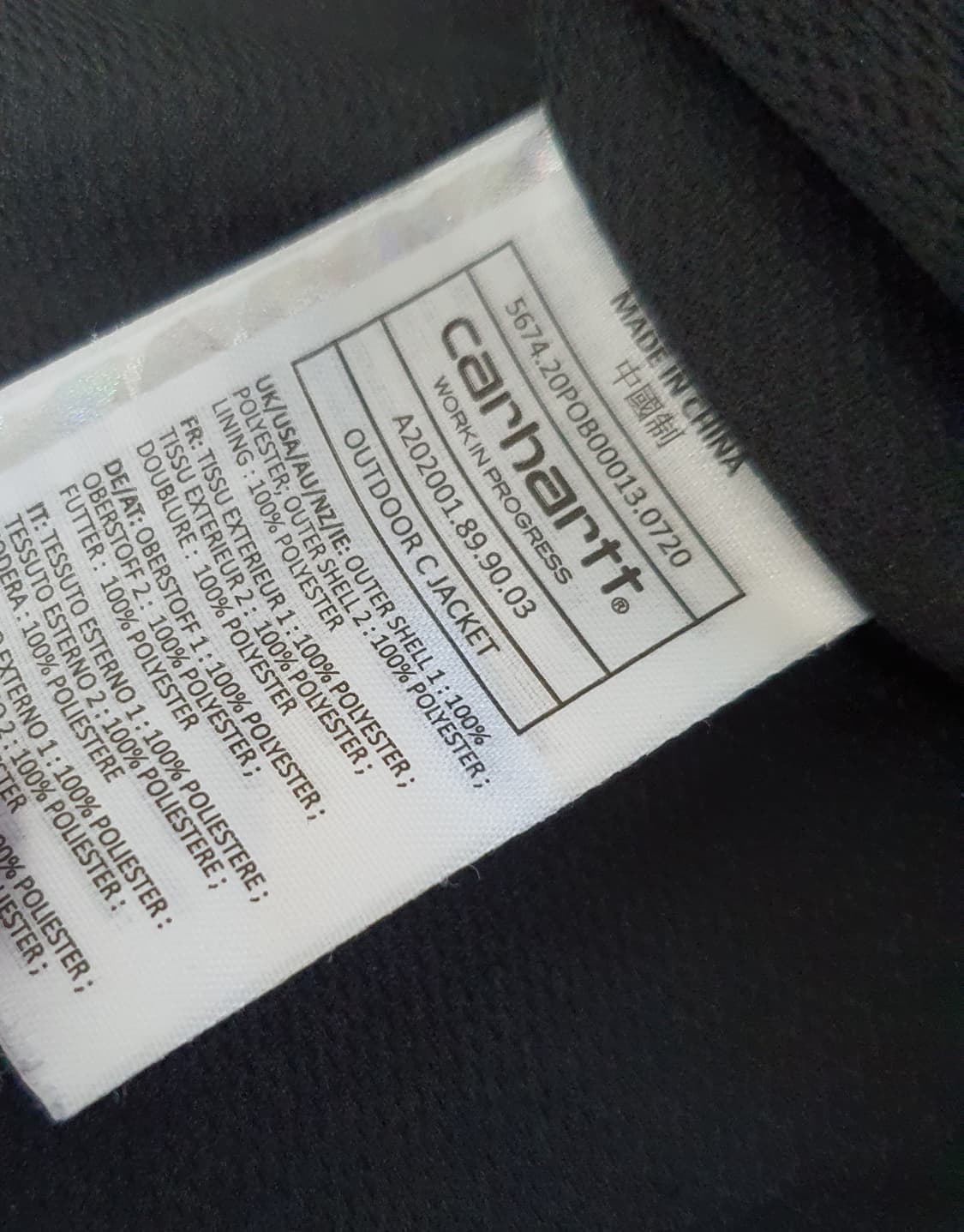 칼하트 VIP 오버핏 플리츠 집업자켓 남자105 상품이미지7