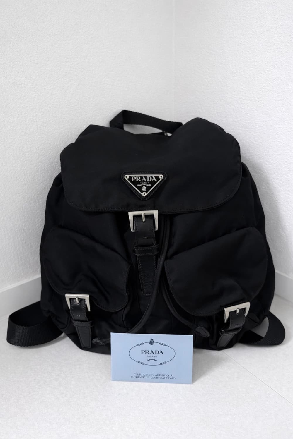 (정품 프라다) 프라다 포코노 백팩 + 개런티카드 상품이미지1
