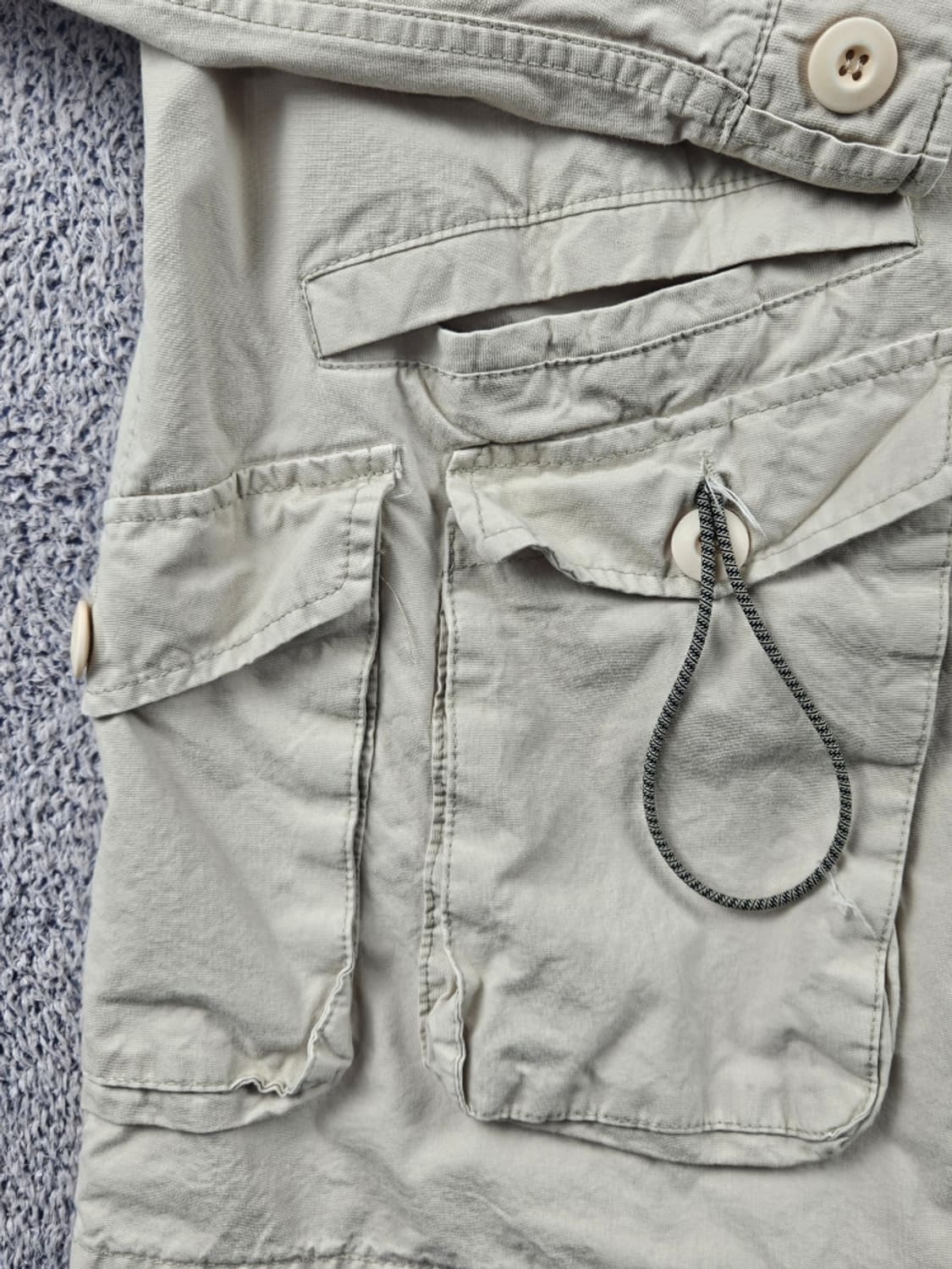 빈티지 멀티포켓 유틸리티 헌팅 워크 셔츠 ( XL추정 ) / 11202 상품이미지8