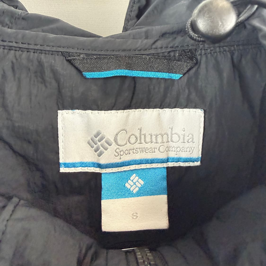 (S) 컬럼비아 우먼스 롱 바람막이 자켓 블랙 상품이미지3