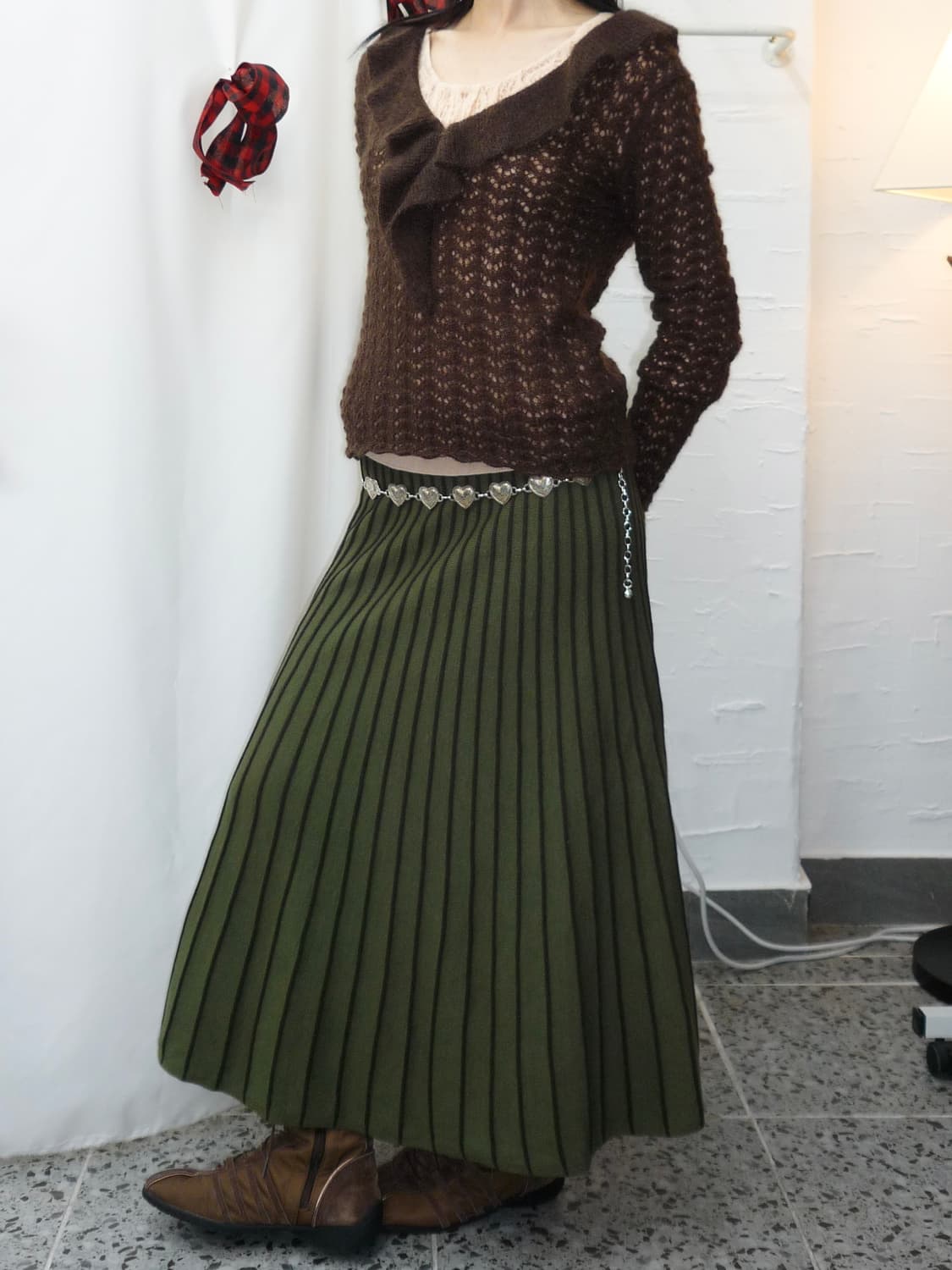 mocha frill knit 상품이미지4