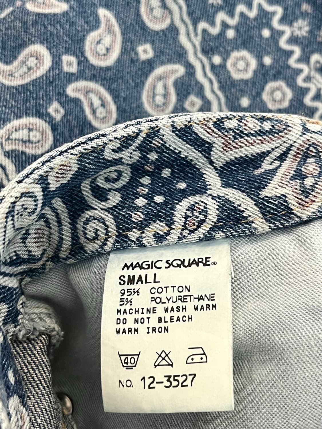 MAGIC SQUARE 페이즐리 데님진 상품이미지10