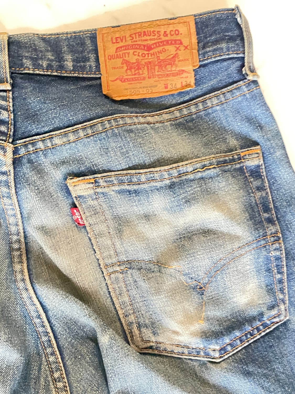 일본 리바이스 빈티지 505 청바지 W34 L34 상품이미지1