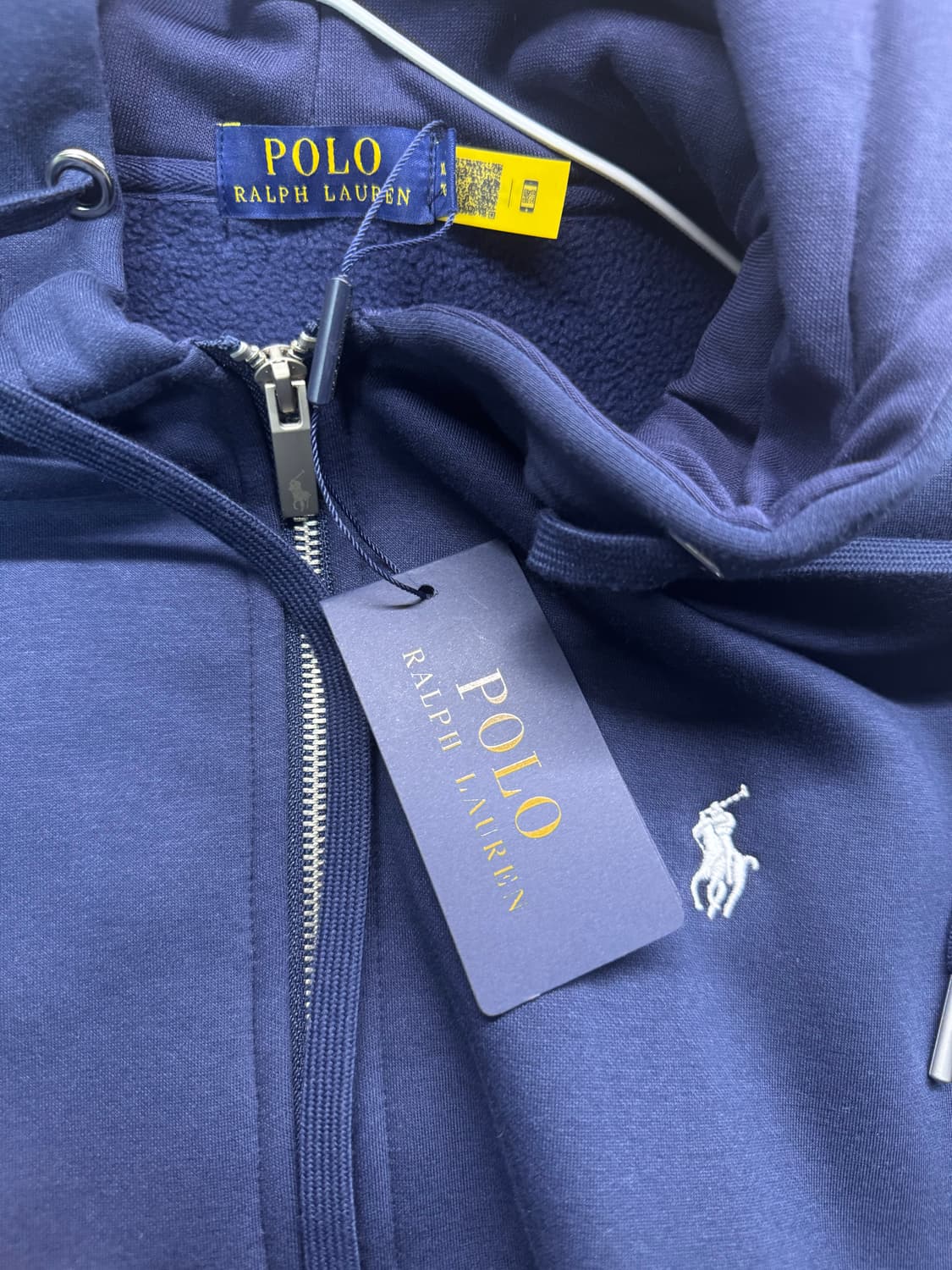 폴로 후드집업 네이비 상품이미지4