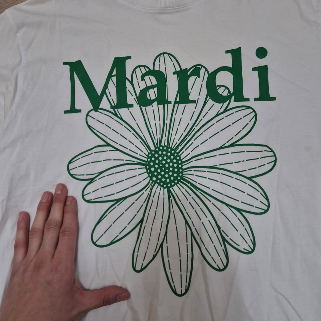 마르디 메크르디 플라워 로고 반팔티 M(95) 상품이미지4