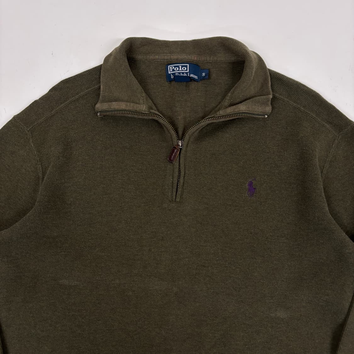 폴로 반집업 니트  상품이미지4