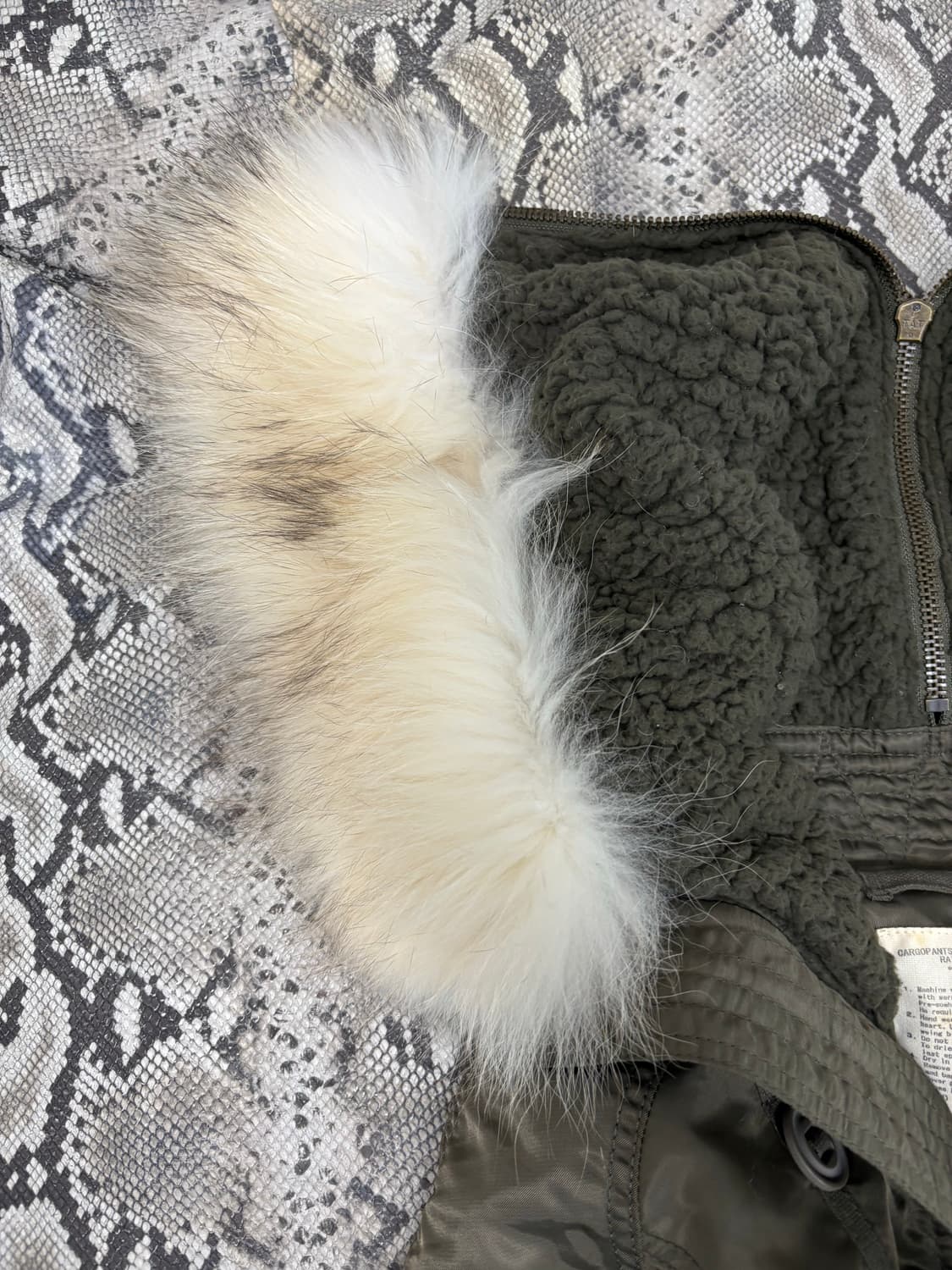 [2000s G.O.A] Archive White Raccoon Fur 상품이미지8