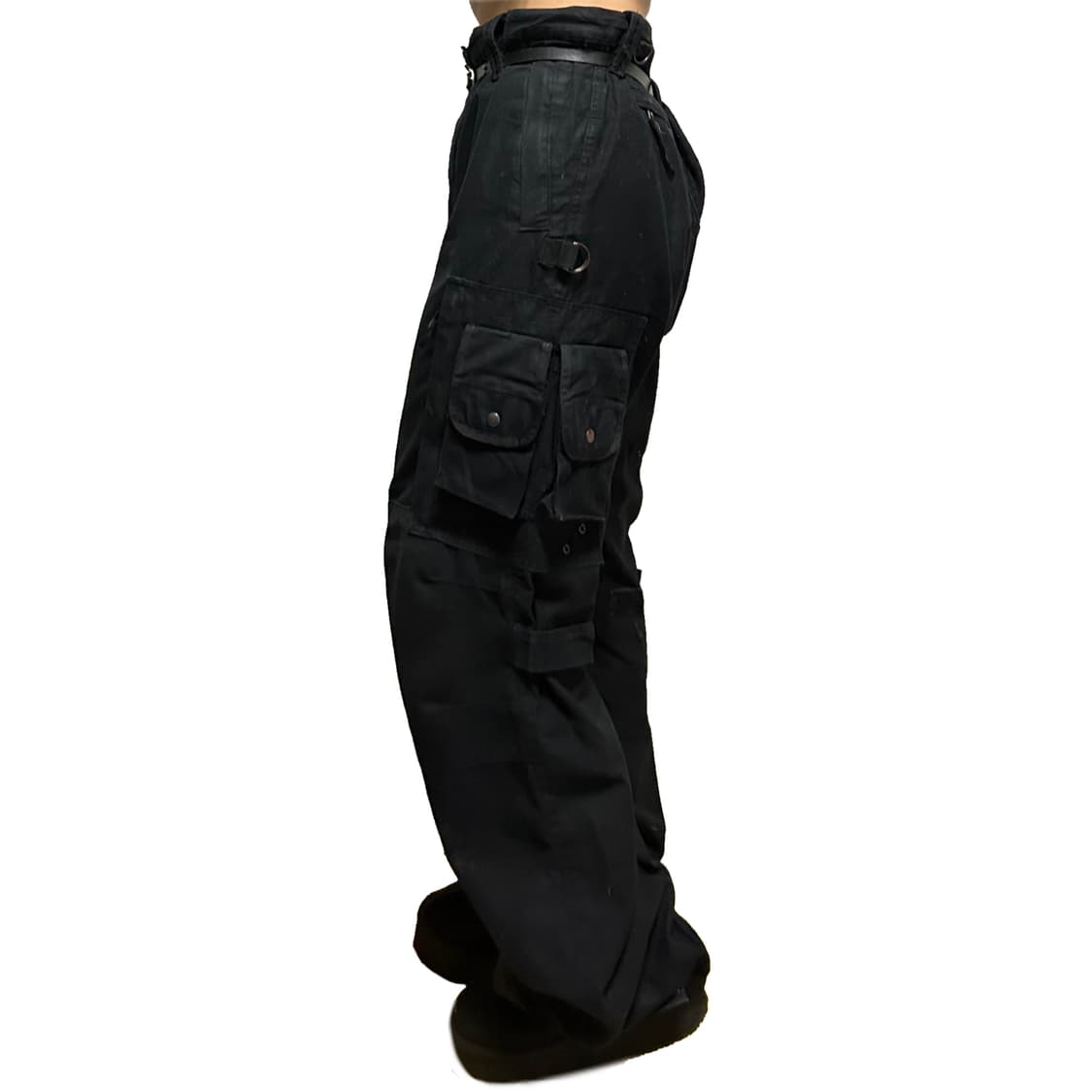 블랙 카고 팬츠 상품이미지2