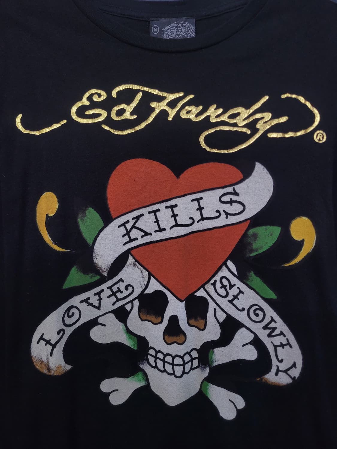 Ed Hardy USA 애드하디 빈티지 스컬 슬리브 셔츠 상품이미지3