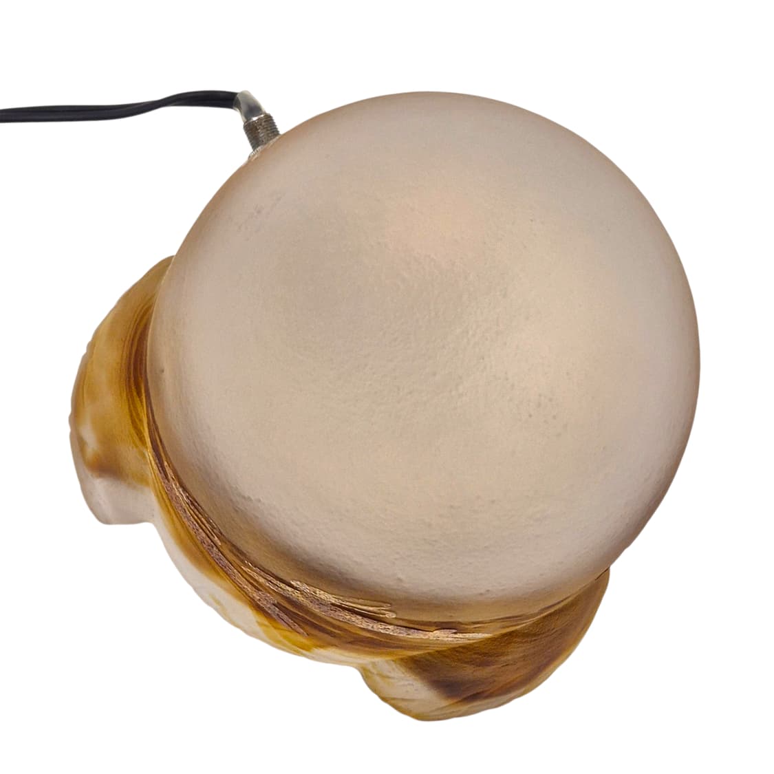 80s 츠키요노 스튜디오 불투명 달 토끼 카빙 램프 상품이미지5