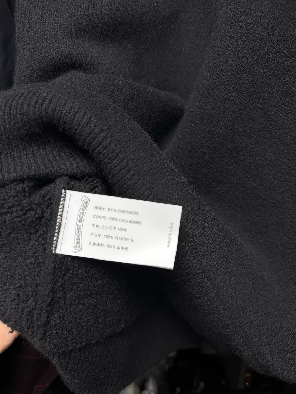 크롬하츠 캐시미어 니트 M 사이즈 상품이미지5