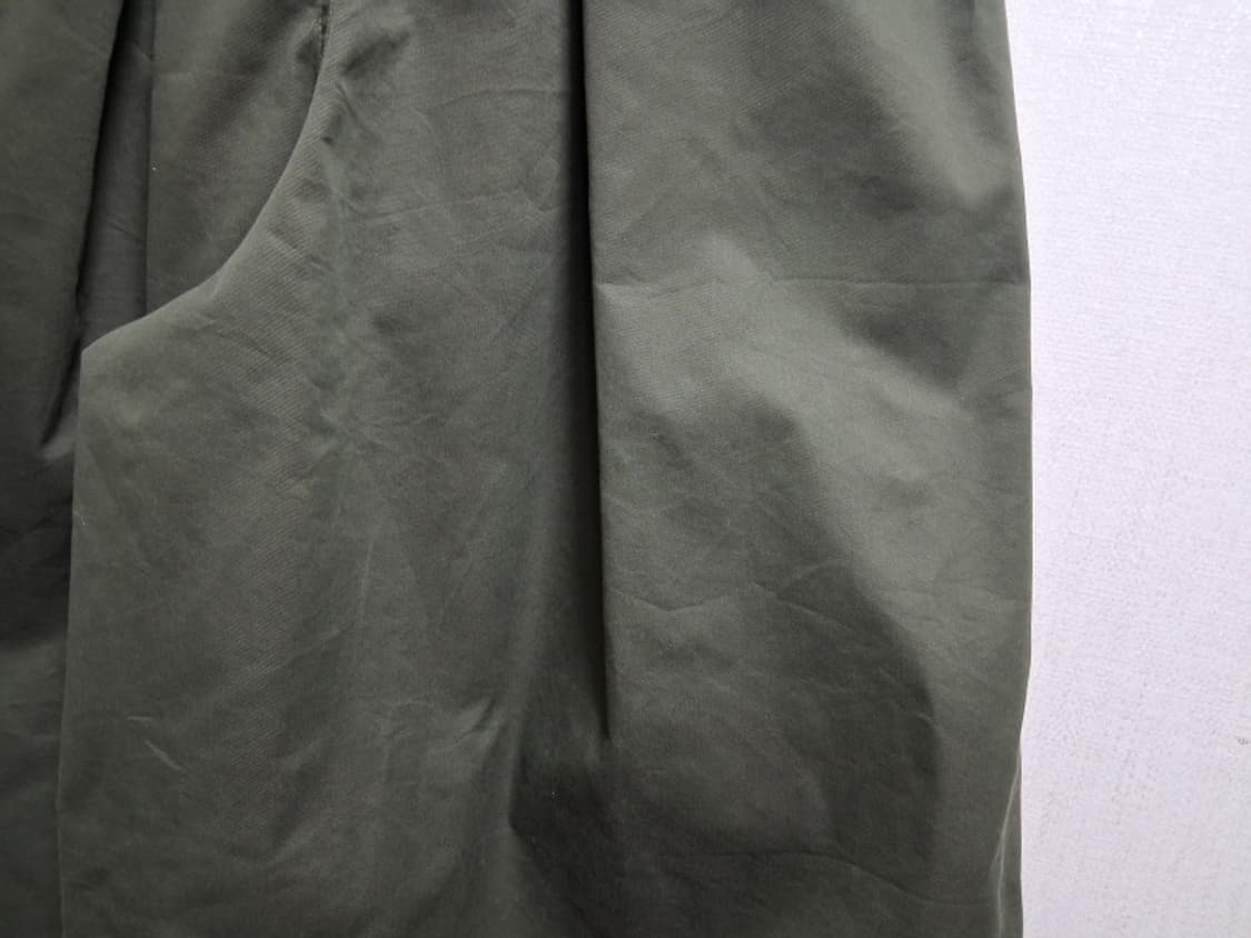 일본수입 LELILL 카키색 데님 치마바지 미착용 허리26 에서 28 상품이미지7