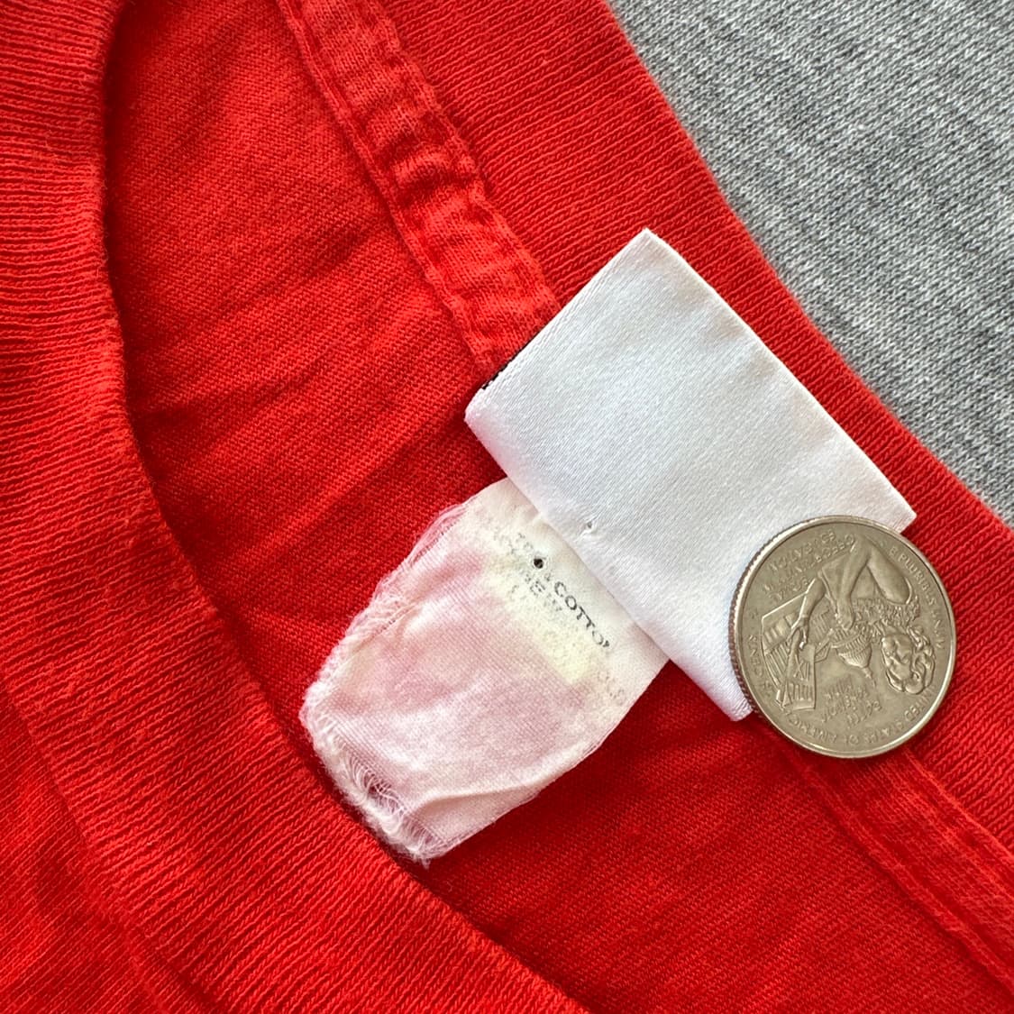 90's 푸마 올드스쿨 반팔 티셔츠 XL  상품이미지4