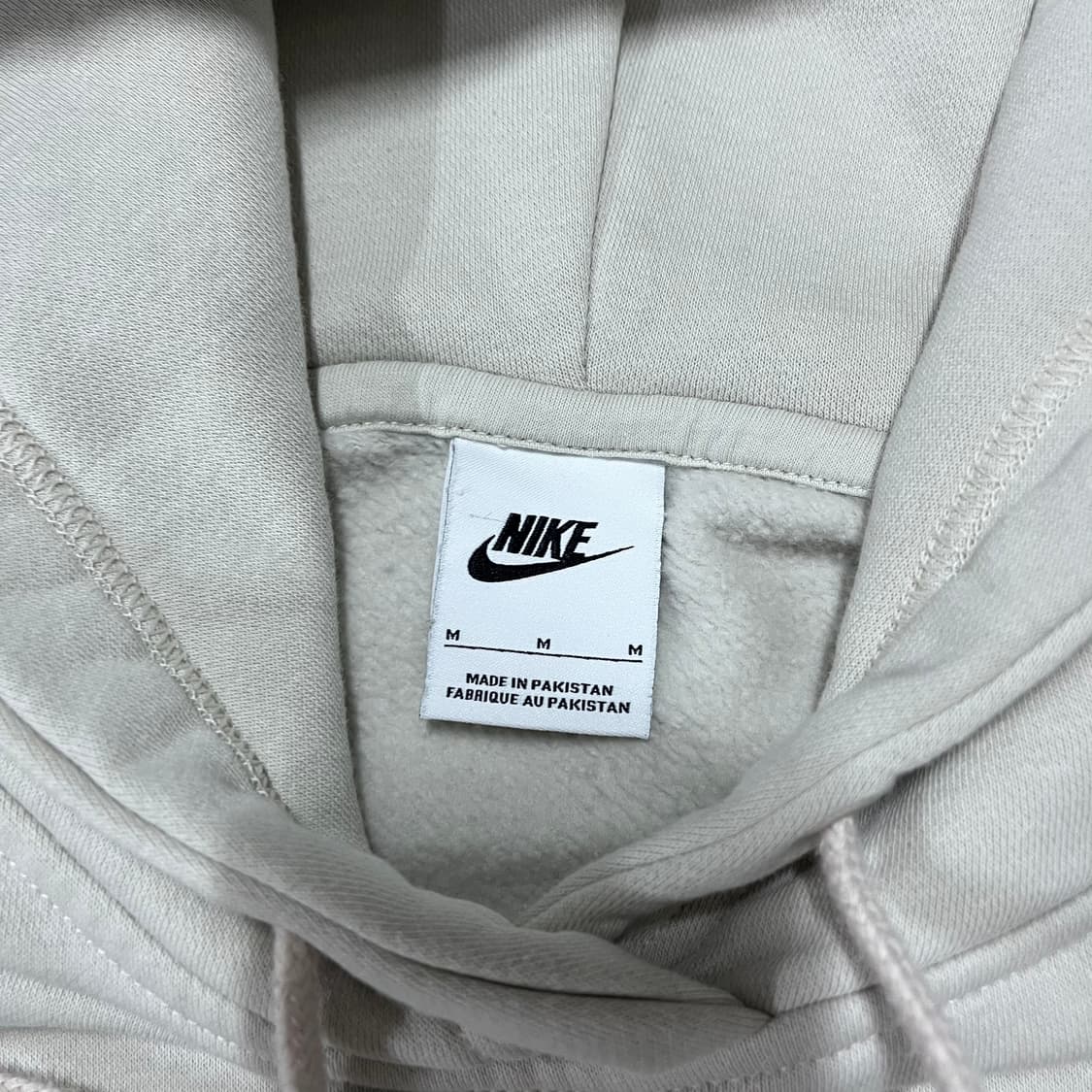 [정품] 나이키 멜란지그레이 중앙스우시 기모 후드티 [ M ] 상품이미지5
