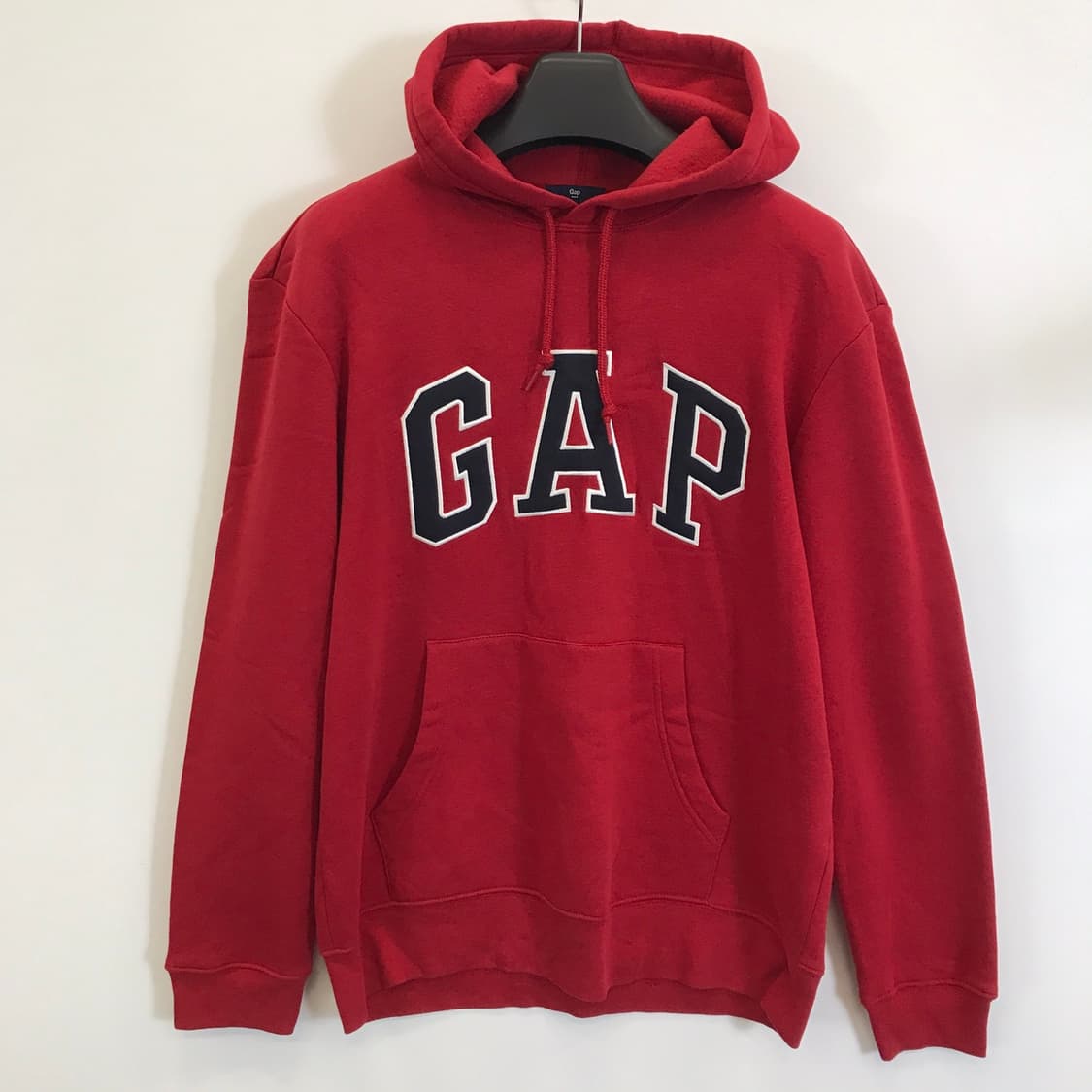 GAP 레드 후드티셔츠 미사용급 [M] 상품이미지1