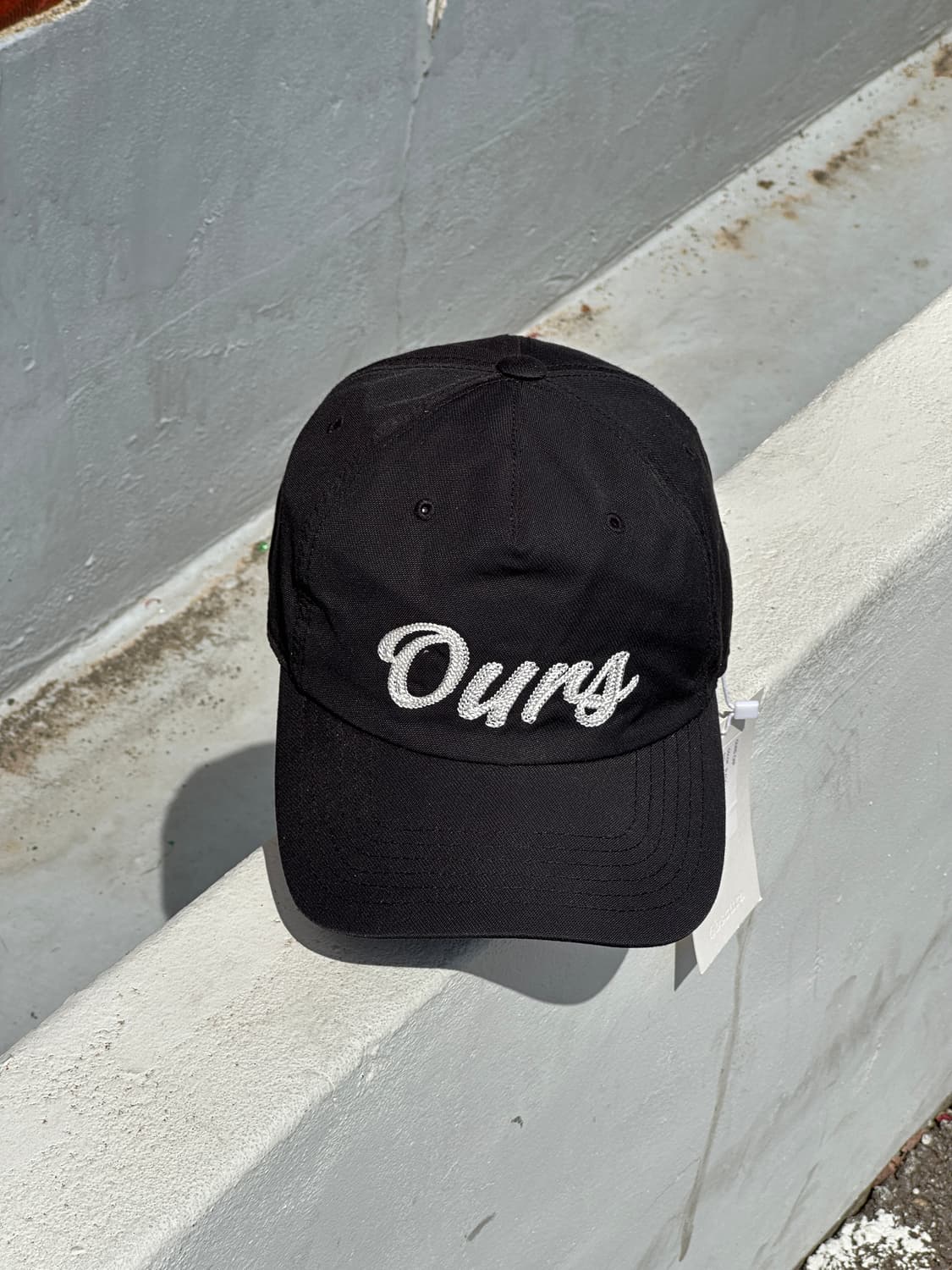 (새상품) 프라이빗 네이버스 ours 블랙 볼캡 모자 상품이미지1