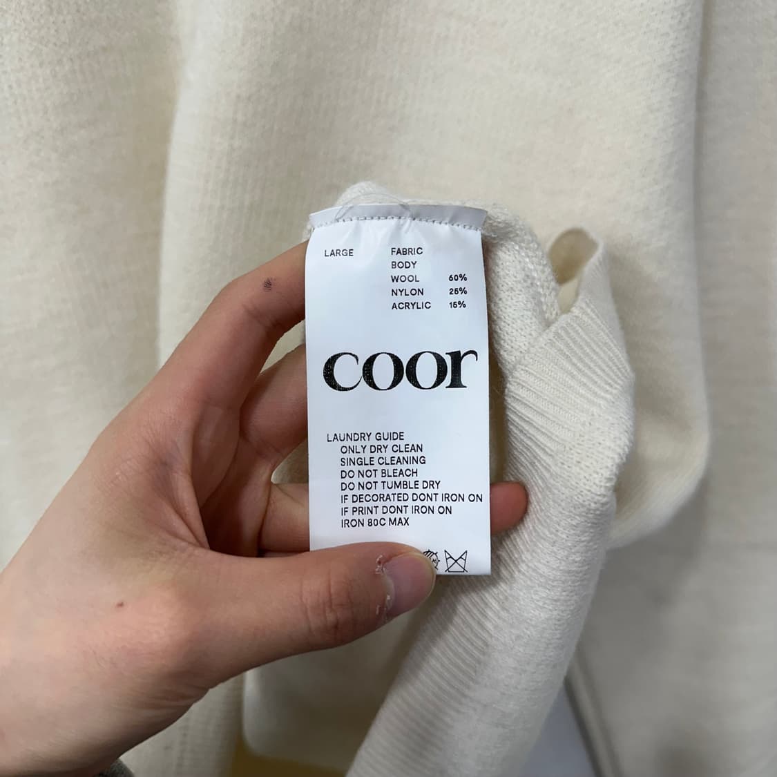 쿠어 라운드 니트 상품이미지3