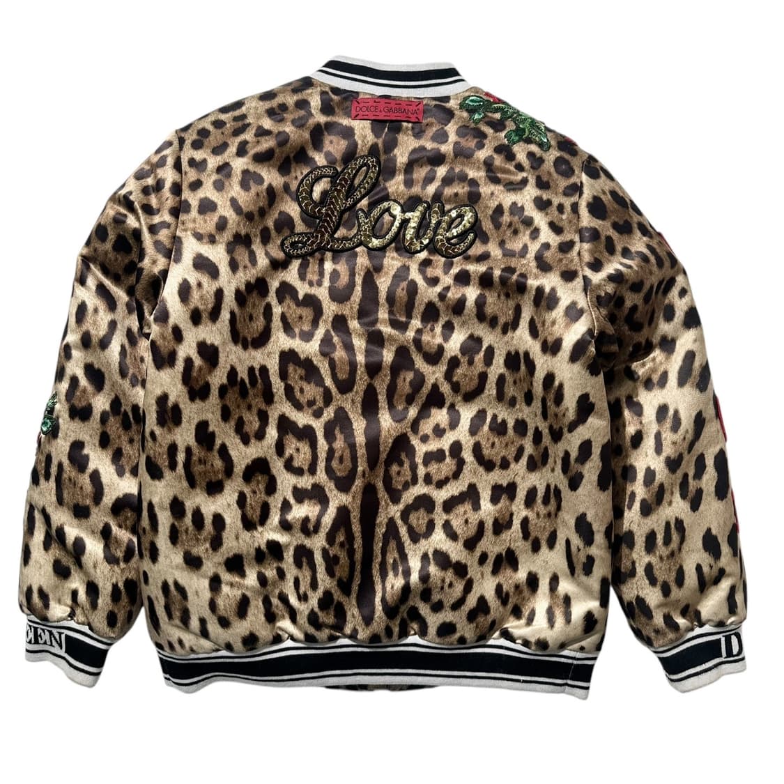 돌체 앤 가바나 레오파드 봄버 블루종 자켓 상품이미지2