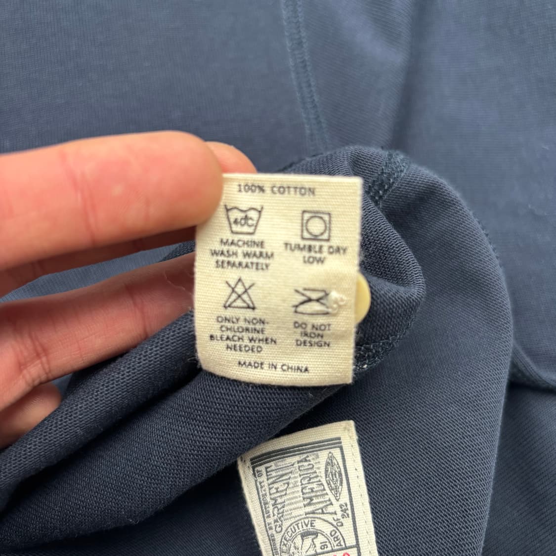 Bronson 브론슨 네이비 헨리넥 롱슬리브 2XL 상품이미지9