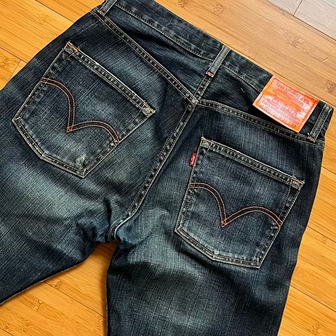리바이스 505 데님팬츠 W32 L33 상품이미지4