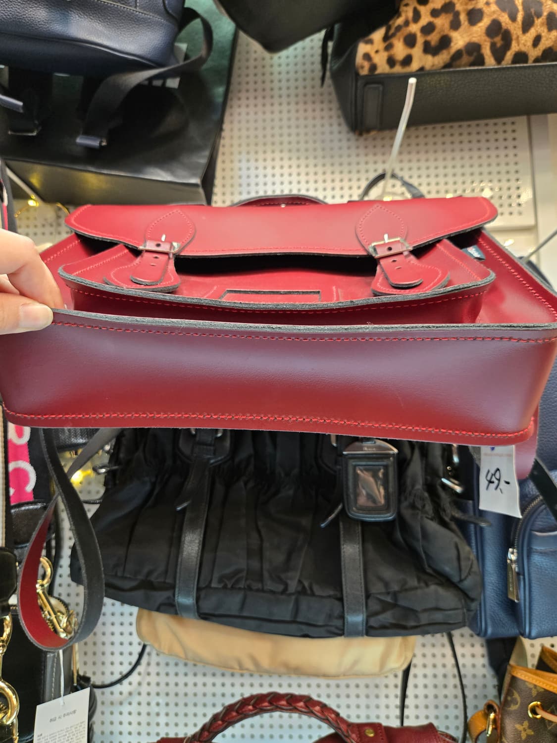 Zatchels 자첼 가방 버건디 사첼백 상품이미지5