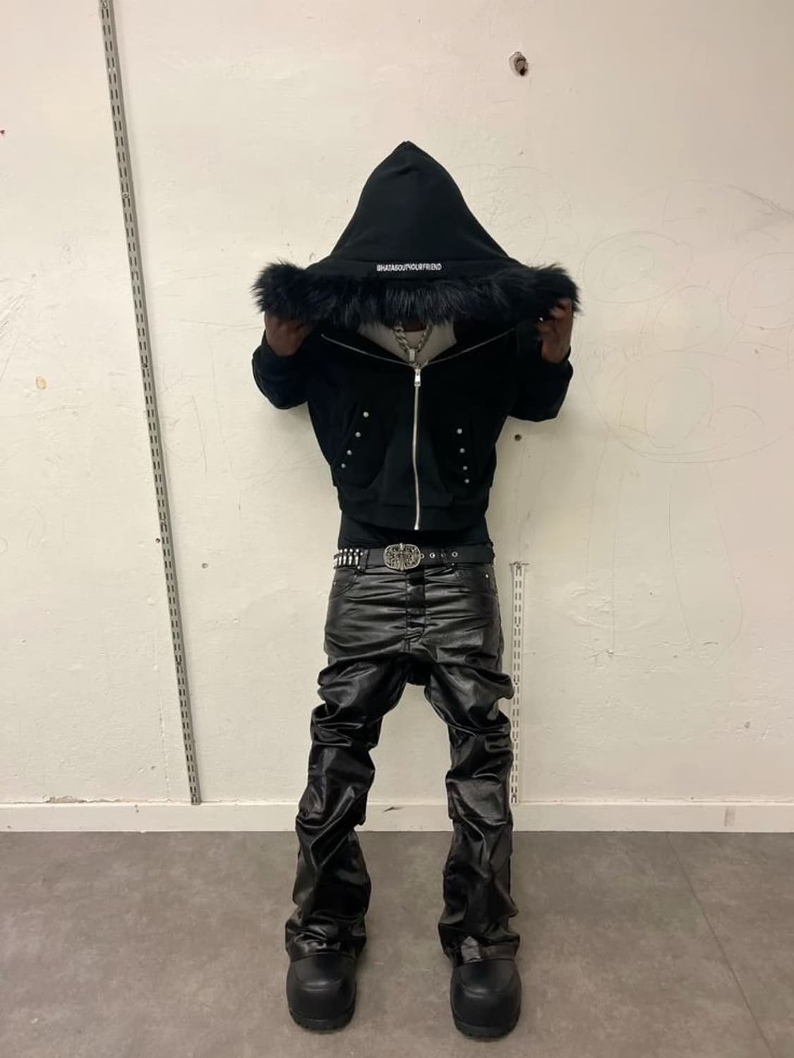 퍼 후드집업 판매 상품이미지1