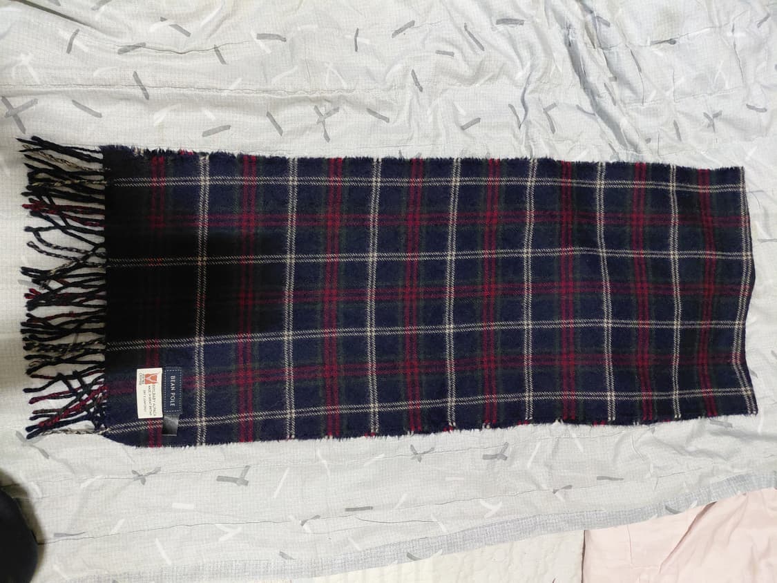 [빈폴]알파카100 체크 머플러  상품이미지3