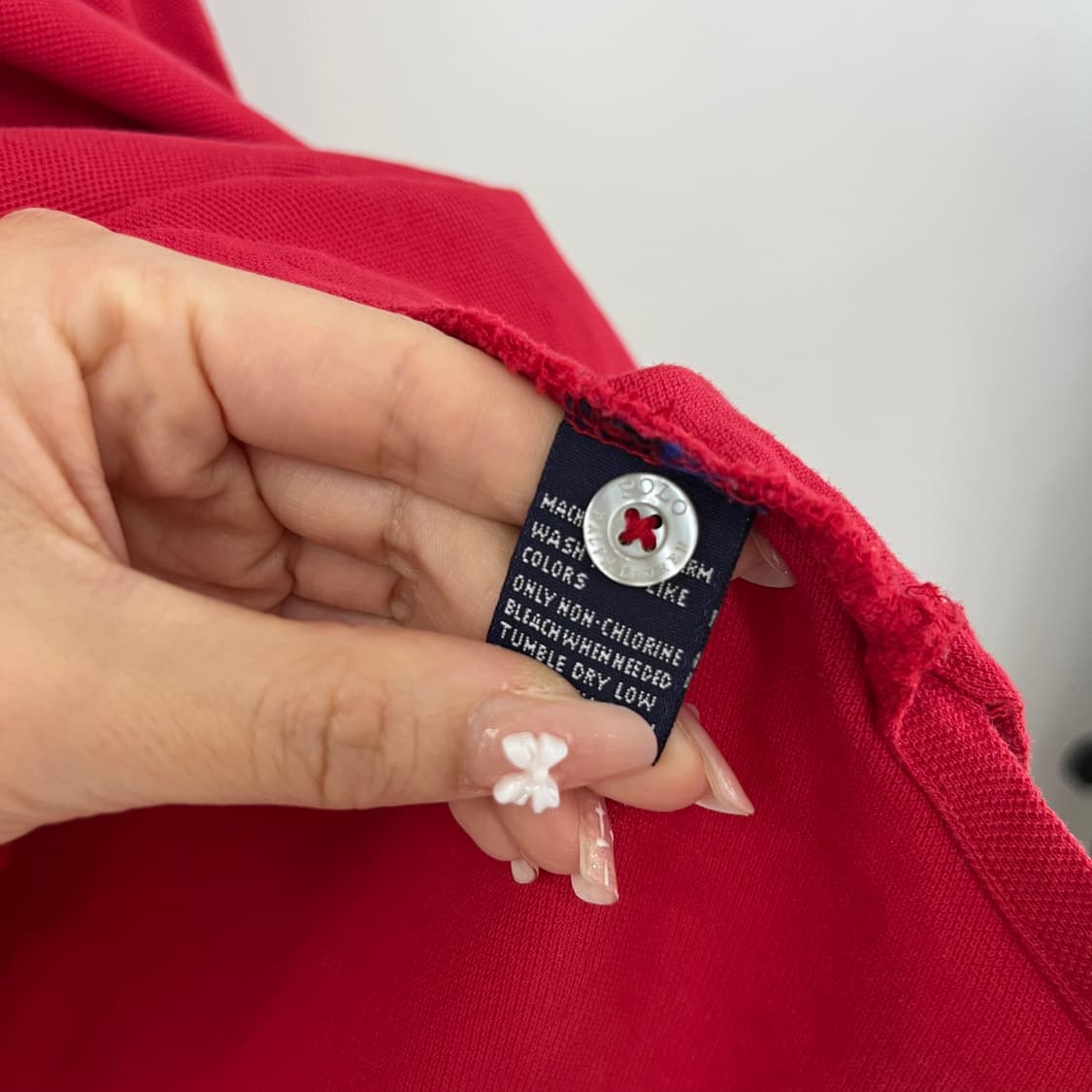 폴로 랄프로렌 블랙워치 빅포니 레드 반팔 카라티 105 상품이미지8