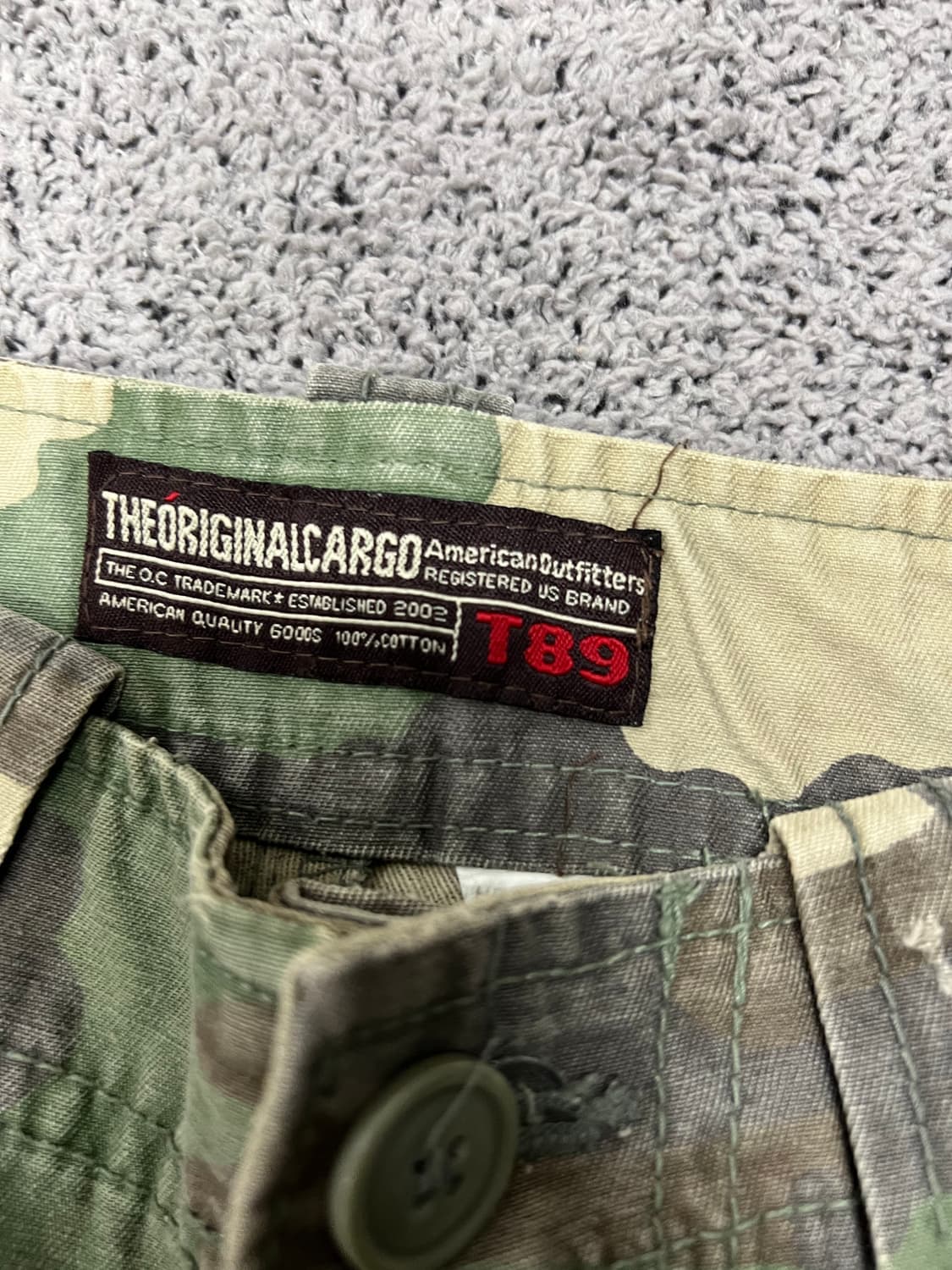 (S) 더오리지날카고 밀리터리 카고 숏츠 상품이미지4