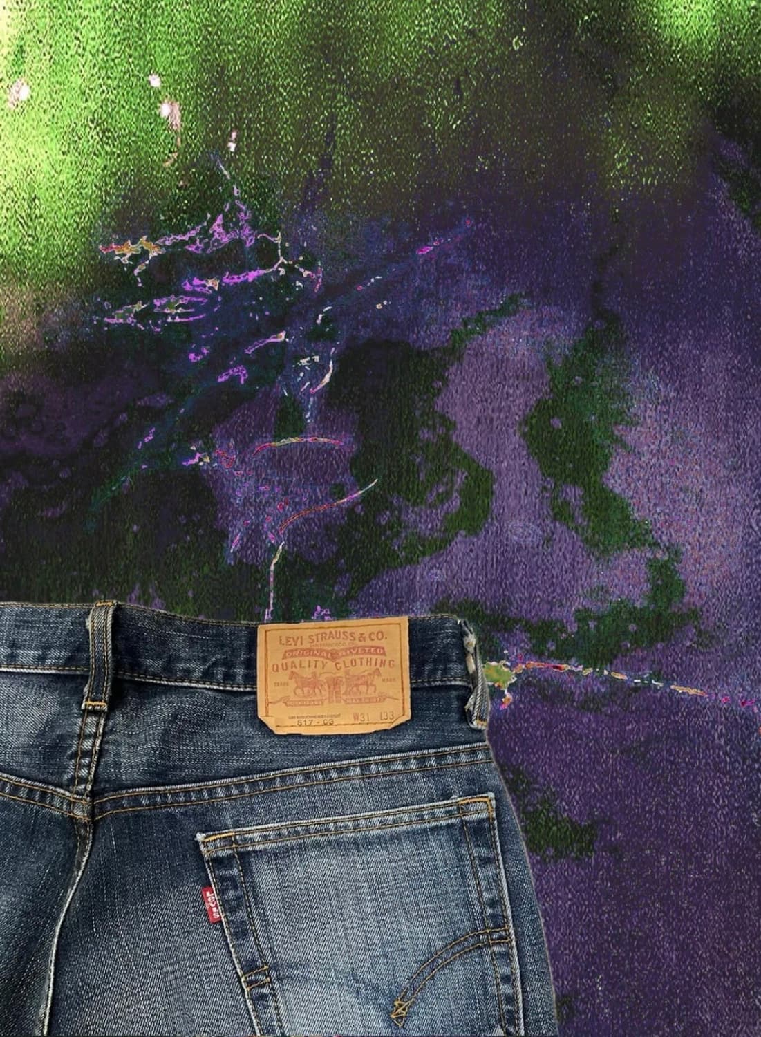 00s 일본판 Levi’s 517 워싱데님 상품이미지6