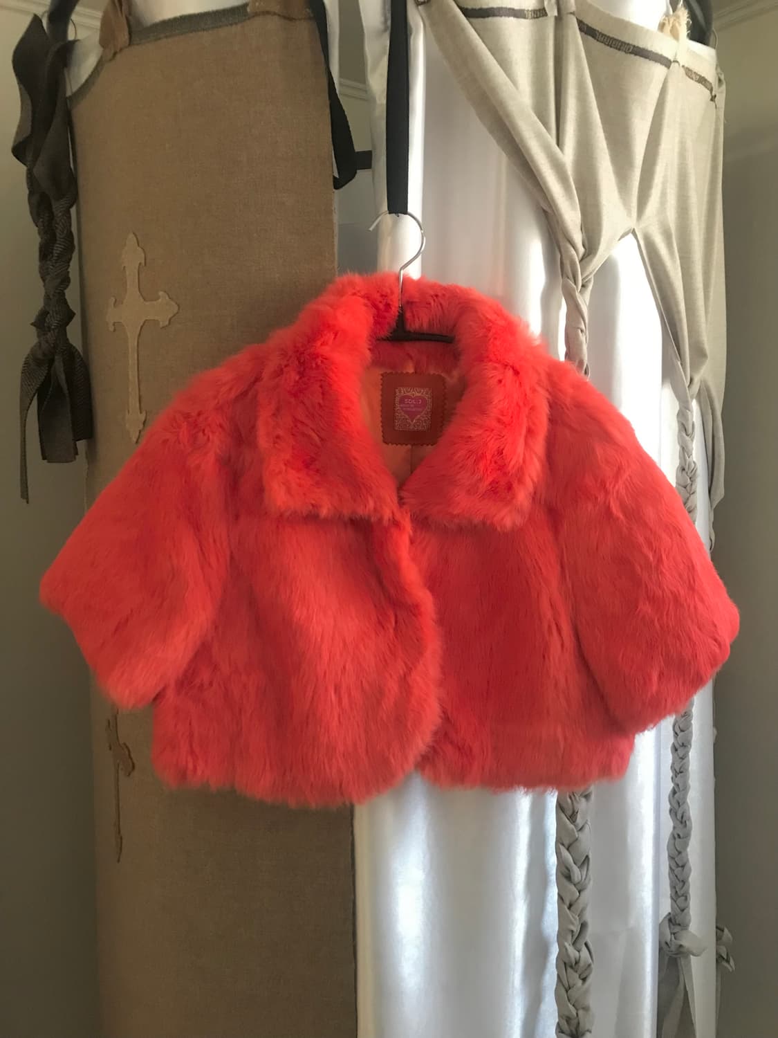 vintage half fur jacket 상품이미지6