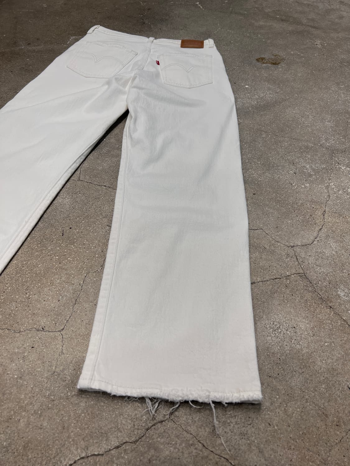 리바이스 립케이지 스트레이트 화이트진 상품이미지8