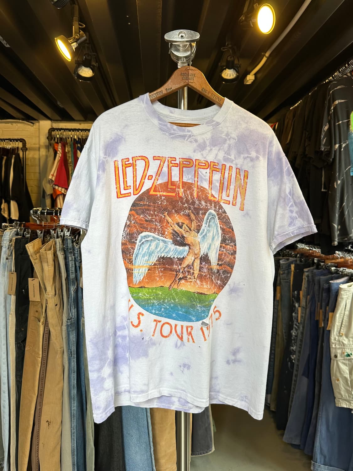 레드 제플린 Led Zeppelin 타이다이 프린팅 티셔츠 상품이미지1