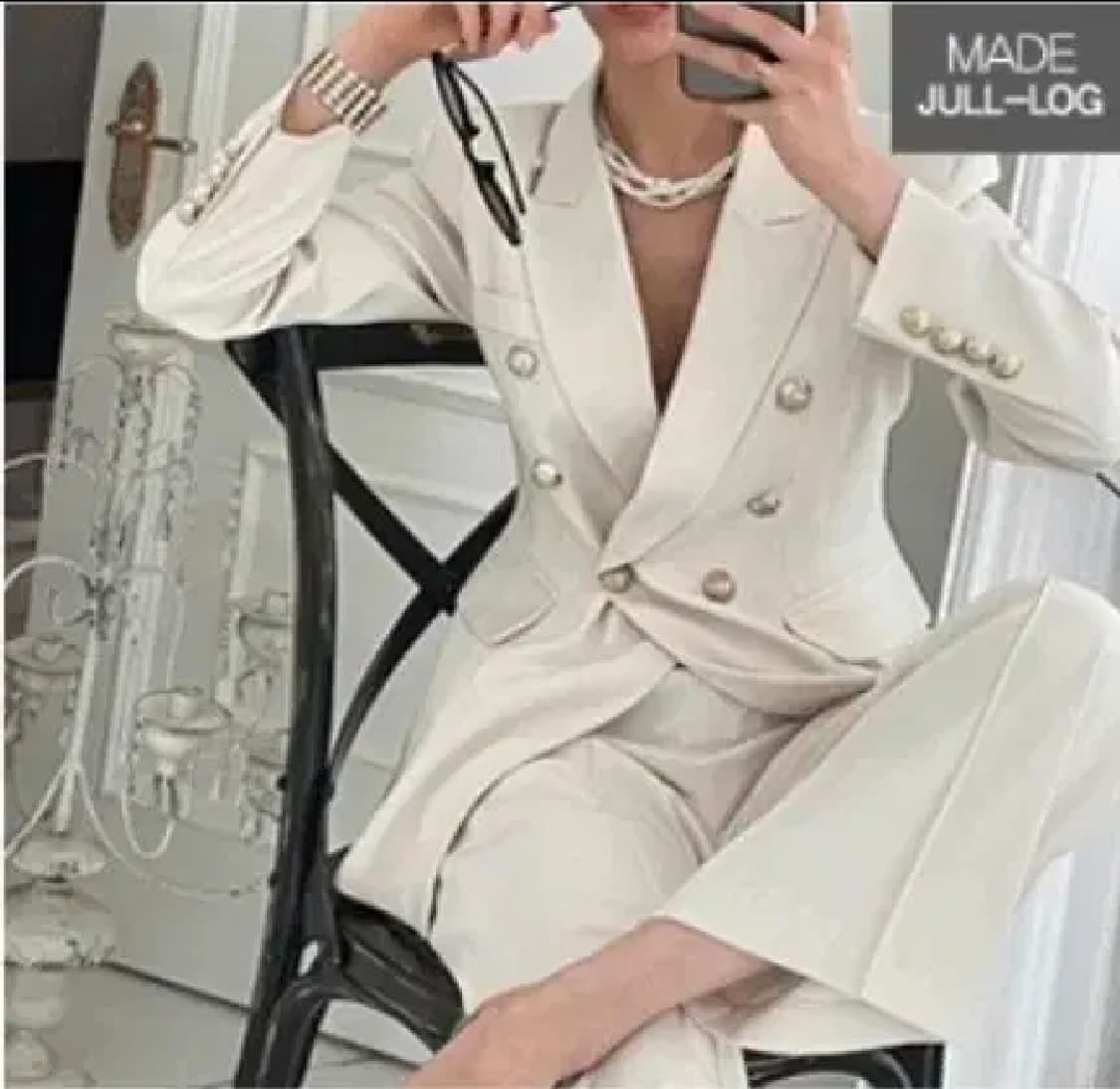 줄로그JULLLOG 더블 자켓(블랙) 상품이미지2