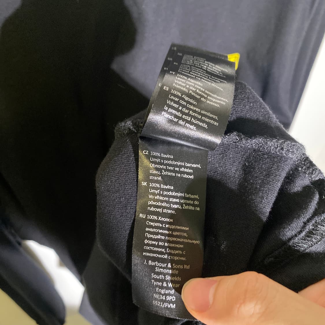 XL)바버 롱슬리브 긴팔 티셔츠(MTS0342BK31) 상품이미지5