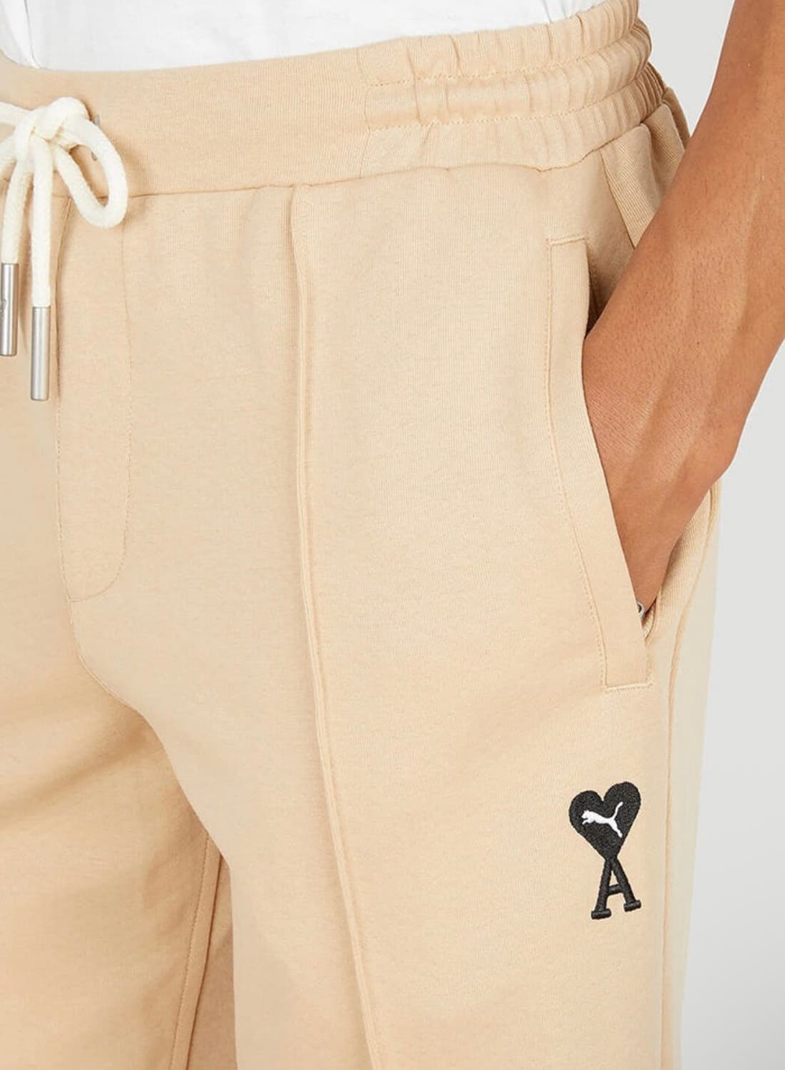 아미 푸마 하트 로고 엠브로 밴딩 와이드 트랙 팬츠남여공용 상품이미지9