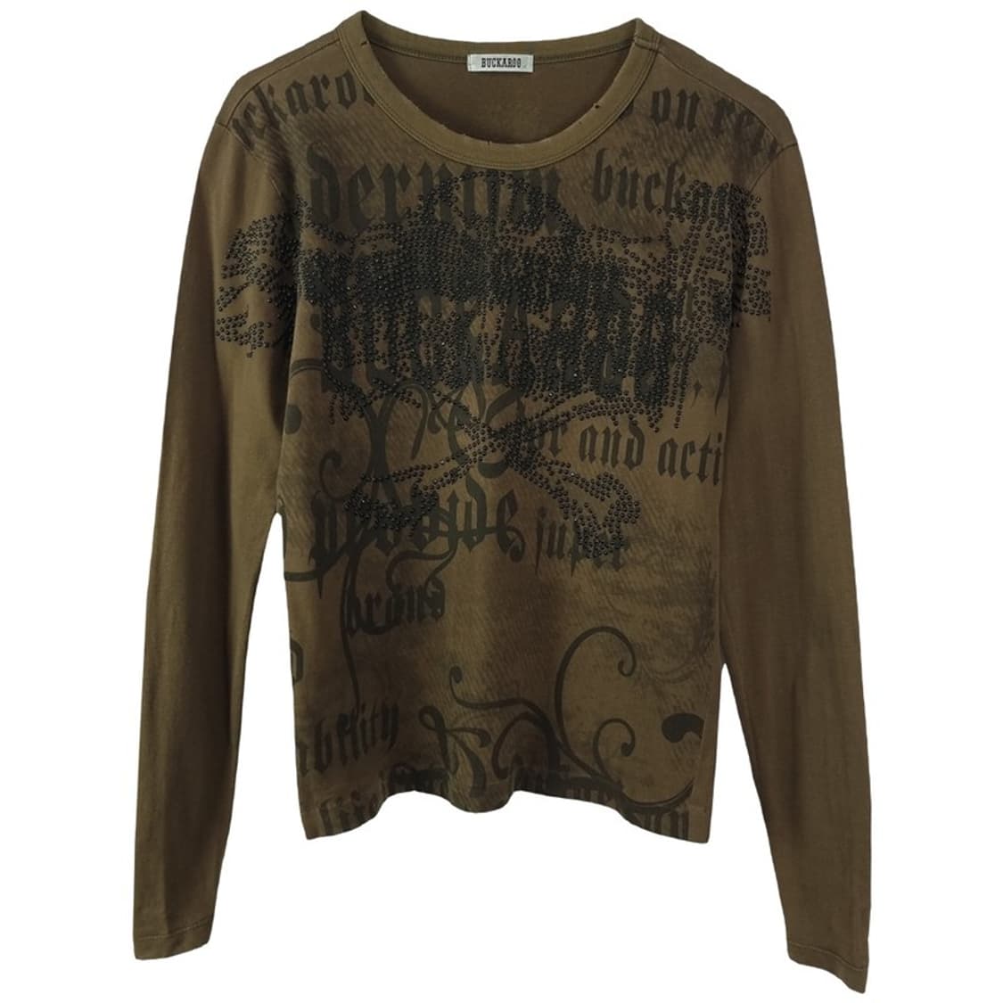 [버커루] 빈티지 가공 그래픽 롱슬리브 긴팔티 M18623 상품이미지2