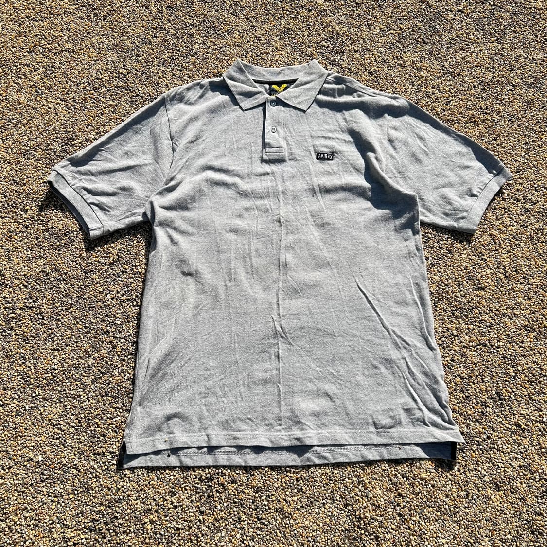 아비렉스 그레이 포켓 반팔 카라티 상품이미지1