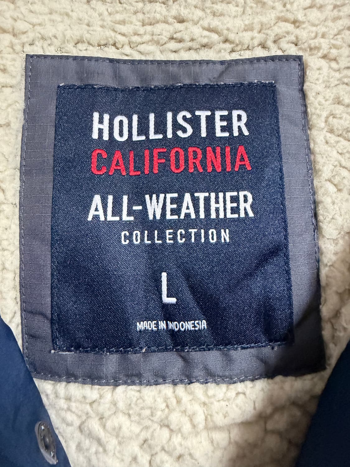 홀리스터 올웨더 쉐르파 안감 후드 자켓 상품이미지4