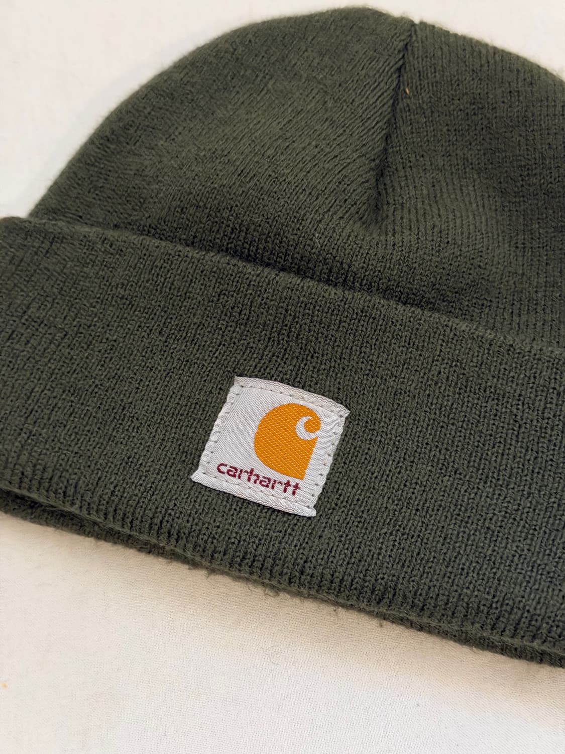 90s 칼하트 Made in USA 숏비니 말차 그린 상품이미지2