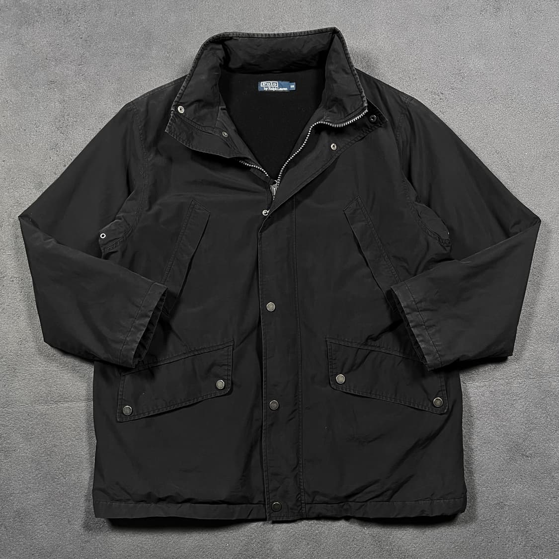 폴로 마운틴 블랙 코튼 점퍼 자켓 상품이미지1