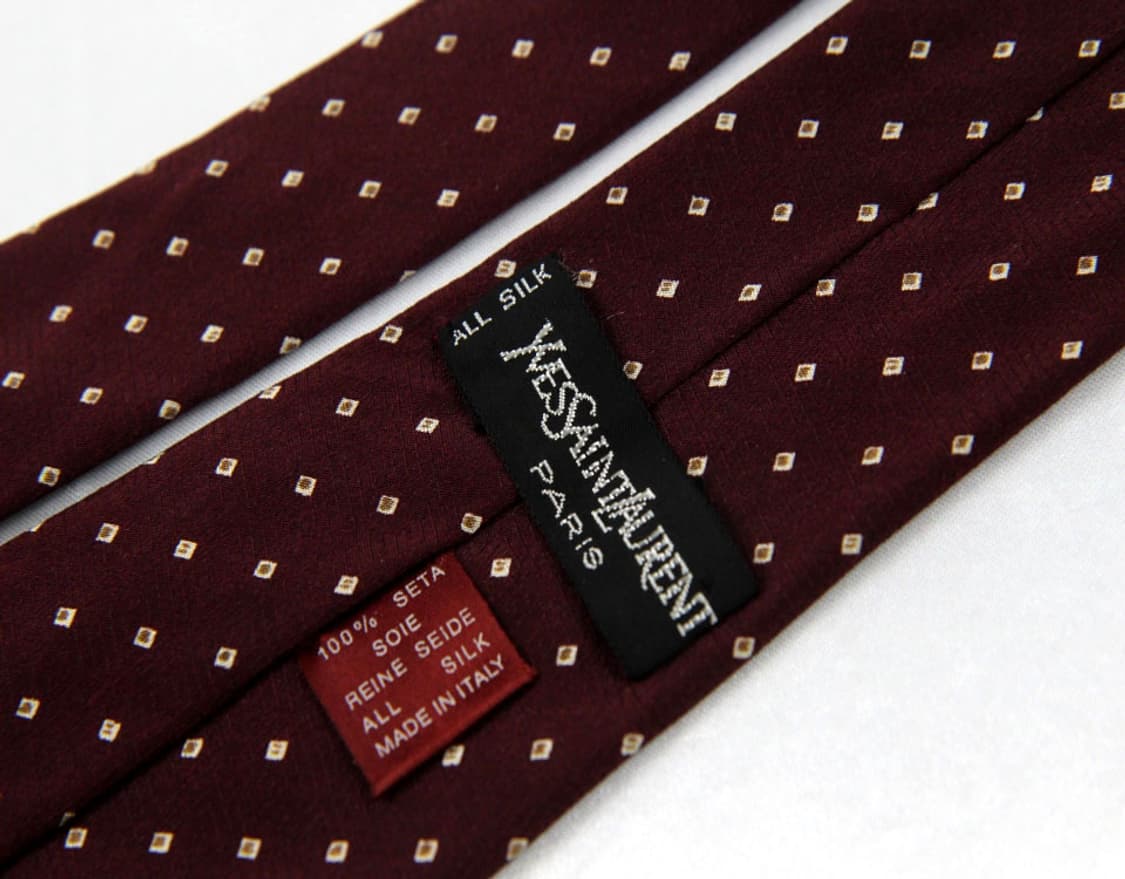 입생로랑 7cm A등급 이태리 남자 명품 넥타이 상품이미지4