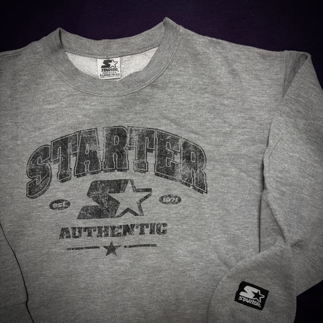 90s Starter Authentic Sweatshirt (Made i 상품이미지2