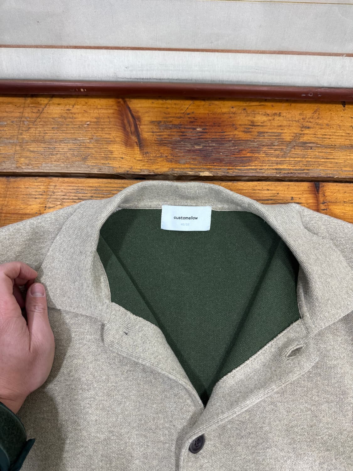 커스텀멜로우 스웨터 가디건 사이즈105 새것수준 상품이미지3