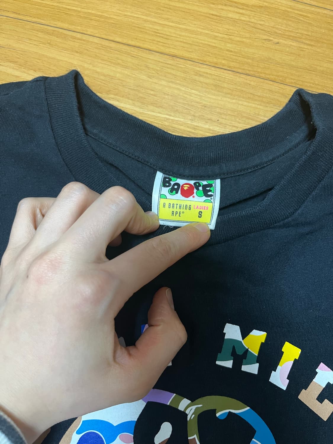 베이프 스몰 (베이비 마일로) 티셔츠 상품이미지3